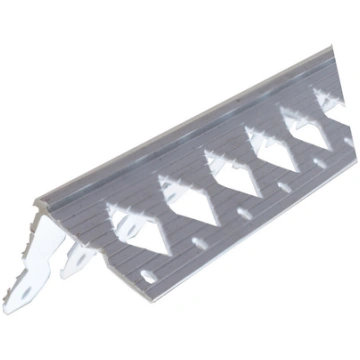 Apmetuma PVC līste ģipškartonam arkai 2500x25x25mm