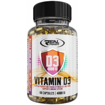 Vitamin D3 4000 iu Real Pharm 60 softgels