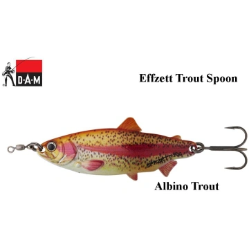 Vizulis šūpojošais DAM Effzett Trout Spoon Sinking