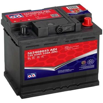 Auto akumulators AD 62Ah 550A