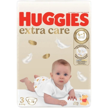 Autiņbiksītes Huggies Extra Care, 3 izmērs, 6 - 10