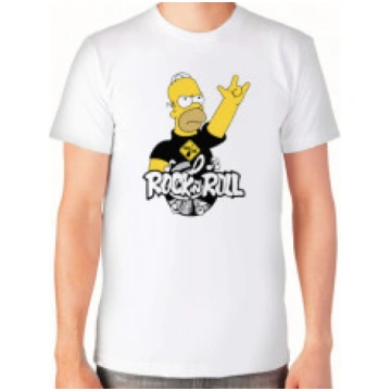 "Rock n Roll" T-krekls vīriešu ar sublimācijas apd