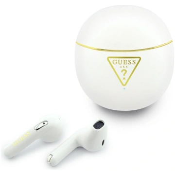 TWS Earphones Guess Gold Line Triangle Bezvadu aus