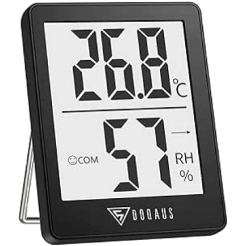 DOQAUS Hygrometer Thermometer Indoor Mini Thermo-H