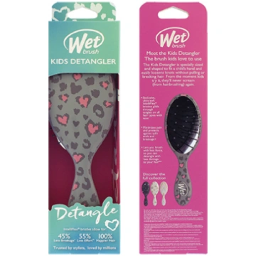 Wet Brush Kids Detangler hairbrush Leopard / 73665