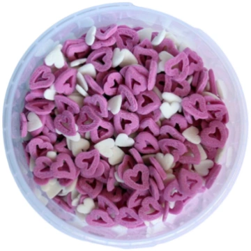 Sirsniņas baltas/violetas 150g Girrbach