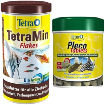 Tetra Min Flakes flake zivju barība visām dekoratī