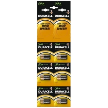 LR03/AAA baterijas 1.5V Duracell BASIC sērija Alka