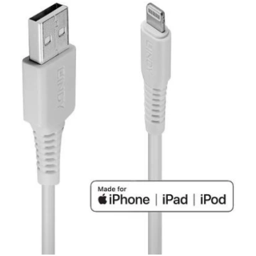 Lindy USB to Lightning Cable White 0.5m 31325