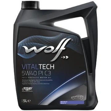 Wolf 8303012 - VITALTECH 5W40 PI 5L API SN-CF. ACE