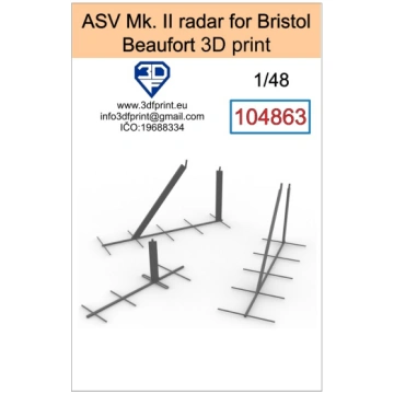 ASV Mk. II Radar for Bristol Beaufort (3D Printed)