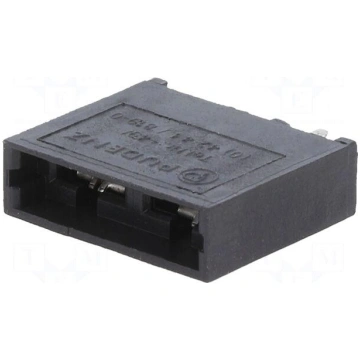 Fuse holder | 19mm | soldered,spring terminals | U