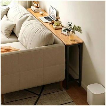 Console Table with Shelf, Side Table, Small Exhibi
