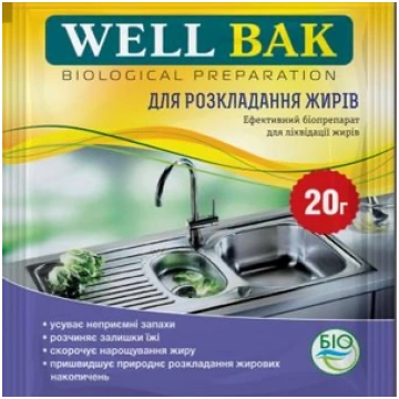 Tauku šķīdināšanas līdzeklis "WELL BAK" 200g - Dik