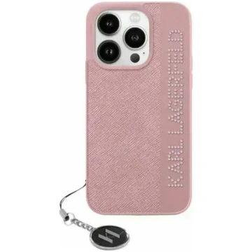 Karl Lagerfeld Saffiano Rhinestones & Charm cietai