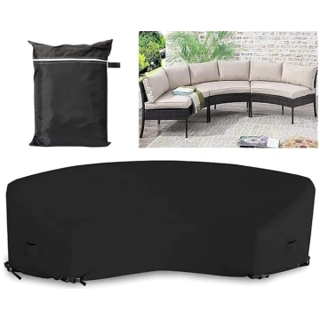 Garden Furniture Covers Outdoor Patio Curved Sofa 