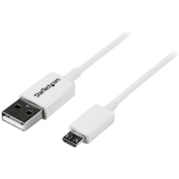 StarTech.com 2M WHITE USB TO MICRO USB CBL ( USBPA