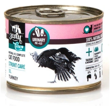 3Coty TURKEY Struvite Care sensitive urinary 180g 