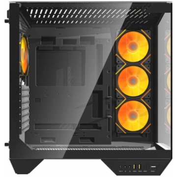 DARKFLASH DY470 computer case (black) + 4 fans + G