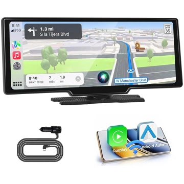 Auto radio GPS navigators ar bezvadu Carplay Andro