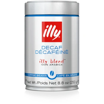Kafijas pupiņas illy, bez kofeīna, 250g