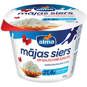 Siers mājas ar saldo krējumu Alma 180g