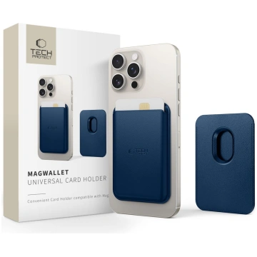 Tech-Protect MagWallet MagSafe karšu maciņš zils -