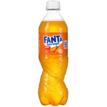 Gāzēts dzēriens FANTA Orange Zero, PET, 0.5l (DEP)