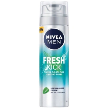 Skūšanās putas Nivea Men Fresh Kick, 200 ml