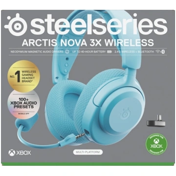 Suchawki SteelSeries Arctis Nova 3X Niebieskie (61
