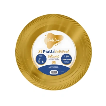 copia di 25 Piatti Frutta e Dessert Riutilizzabili