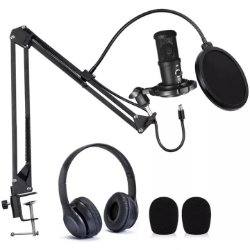 Studijas mikrofons Easypix 62021 melns