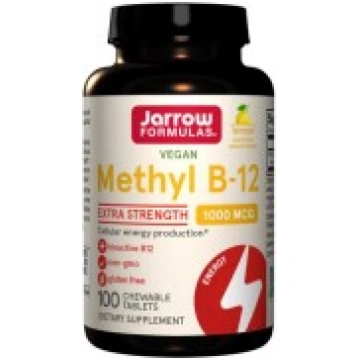 Methyl B-12, 1000mcg (Lemon) - 100 vegan chewable