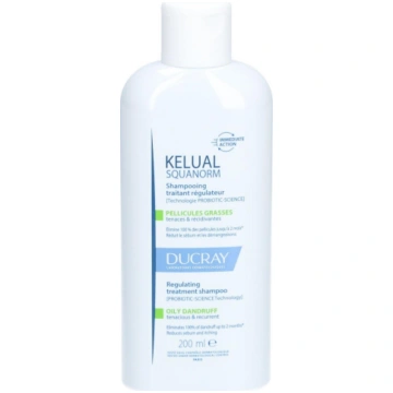 Ducray, Kelual Squanorm, Hair Treatment Shampoo, A