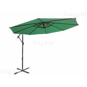 Stūra āra terases saulessargs Patio 3 m, zaļš