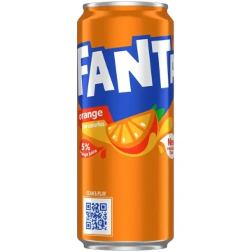 Gāzēts dzēriens FANTA Orange, bundžā, 0.33l (DEP)