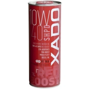 Xado Atomic Oil 10W-40 SHPD Red Boost motoreļļa, 1