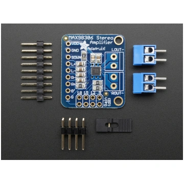 Stereo 3.7W Class D Audio Amplifier, MAX98306, Ada