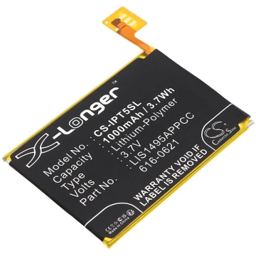 1000mAh for Apple iPod Touch 5,iPod Touch 5th Gene