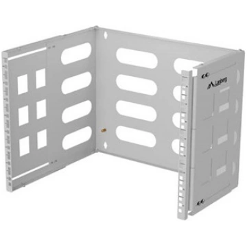 Lanberg Rack wall mount 19" 8U 497x400/240 gray | 