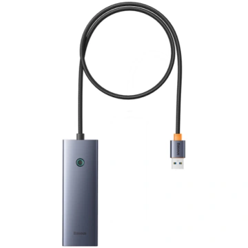 Baseus Sakabinātājs USB-A uz USB 3.0 4 porti + USB