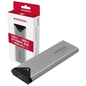 AXAGON External SuperSpeed+ USB-C metal box for M.