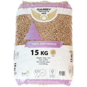 Kokskaidu granulas GABBY Mix 6mm, 15kg Cits