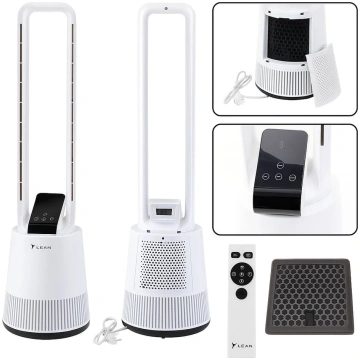 Bezvāku grīdas ventilators Oscilācijas taimeris LC