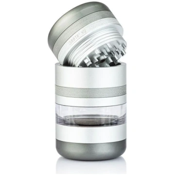 Silver Kannastör Corpo Jar GR8TR V2 Grinder