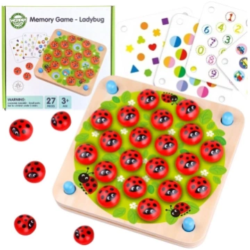 WOOPIE GREEN Memory Wooden Educational Memory Game
