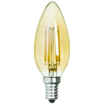 LED spuldze E14 4W C35 CANDLE RUSTIC 3000K Nav not