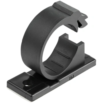 Startech 100 Adhesive Cable Management Clips Black
