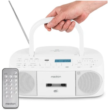 MEDION DRX-1 Plus Boombox (portatīvais DAB+ FM rad