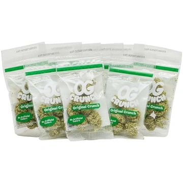 OGEEZ KRUNCH Weed-Look Crisp Chocolate | Balta šok